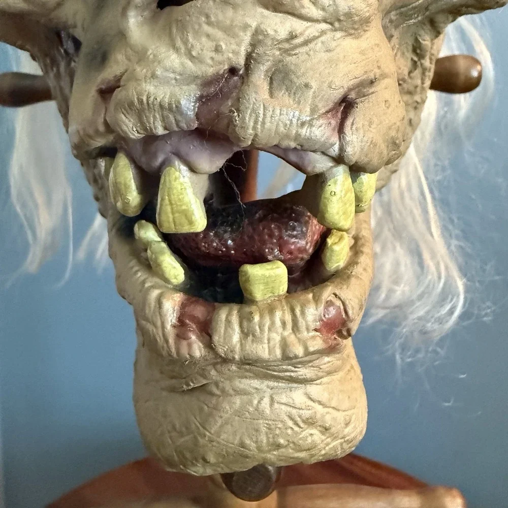 Vintage 90's Tales From the Crypt Keeper Latex Mask Halloween Horror Creepy